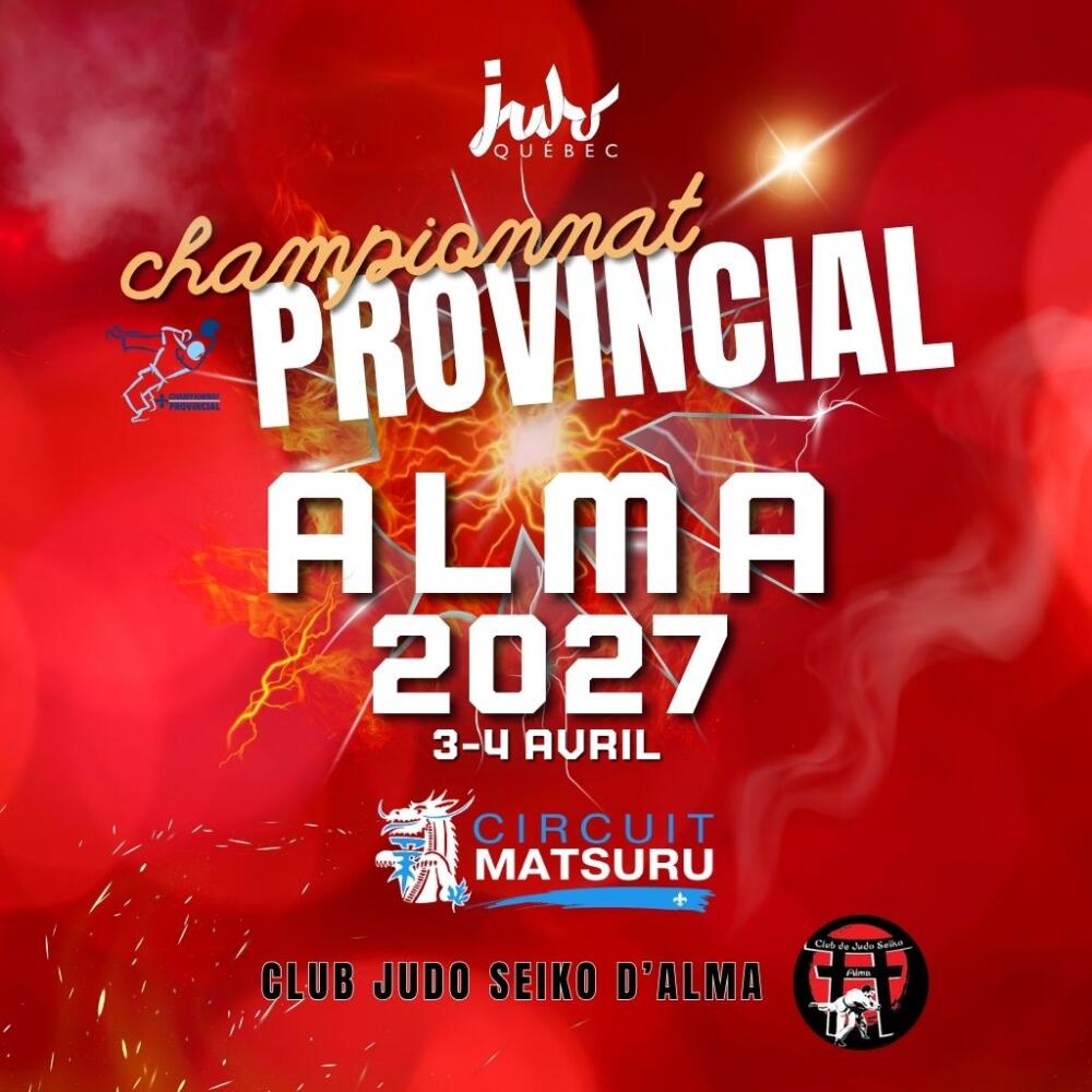 Championnat provincial 2027: destination Alma !